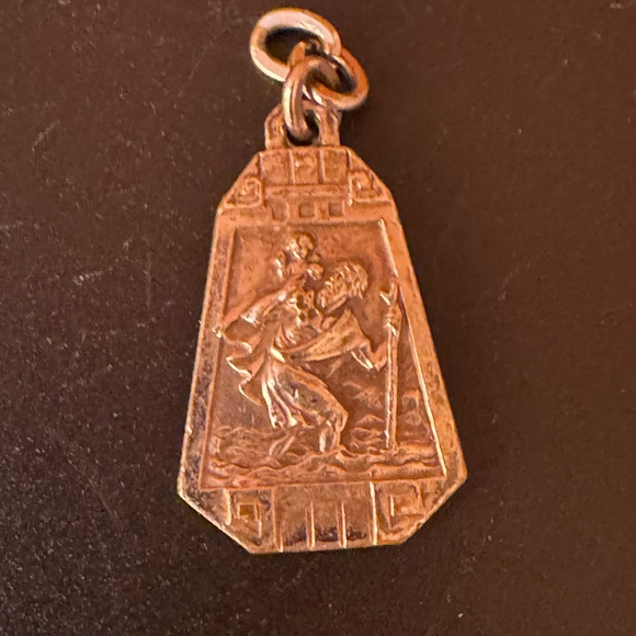 Two-Sided Medal of St. Christopher and The Eiffel Tower - Picture 6 of 6